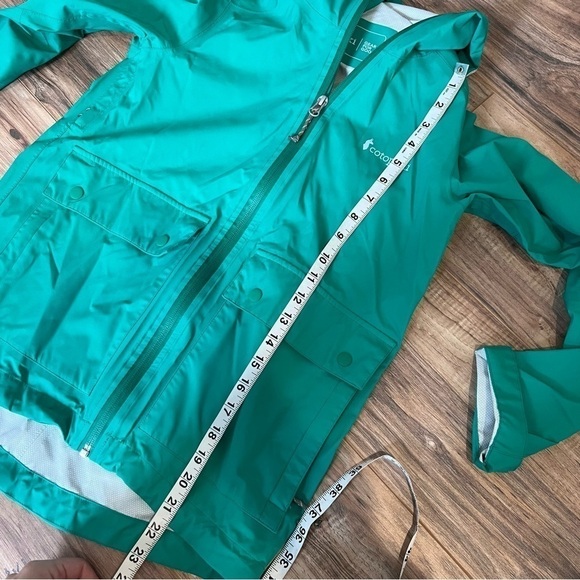 Cotopaxi Parque Rain Jacket Teal Green - Picture 7 of 10